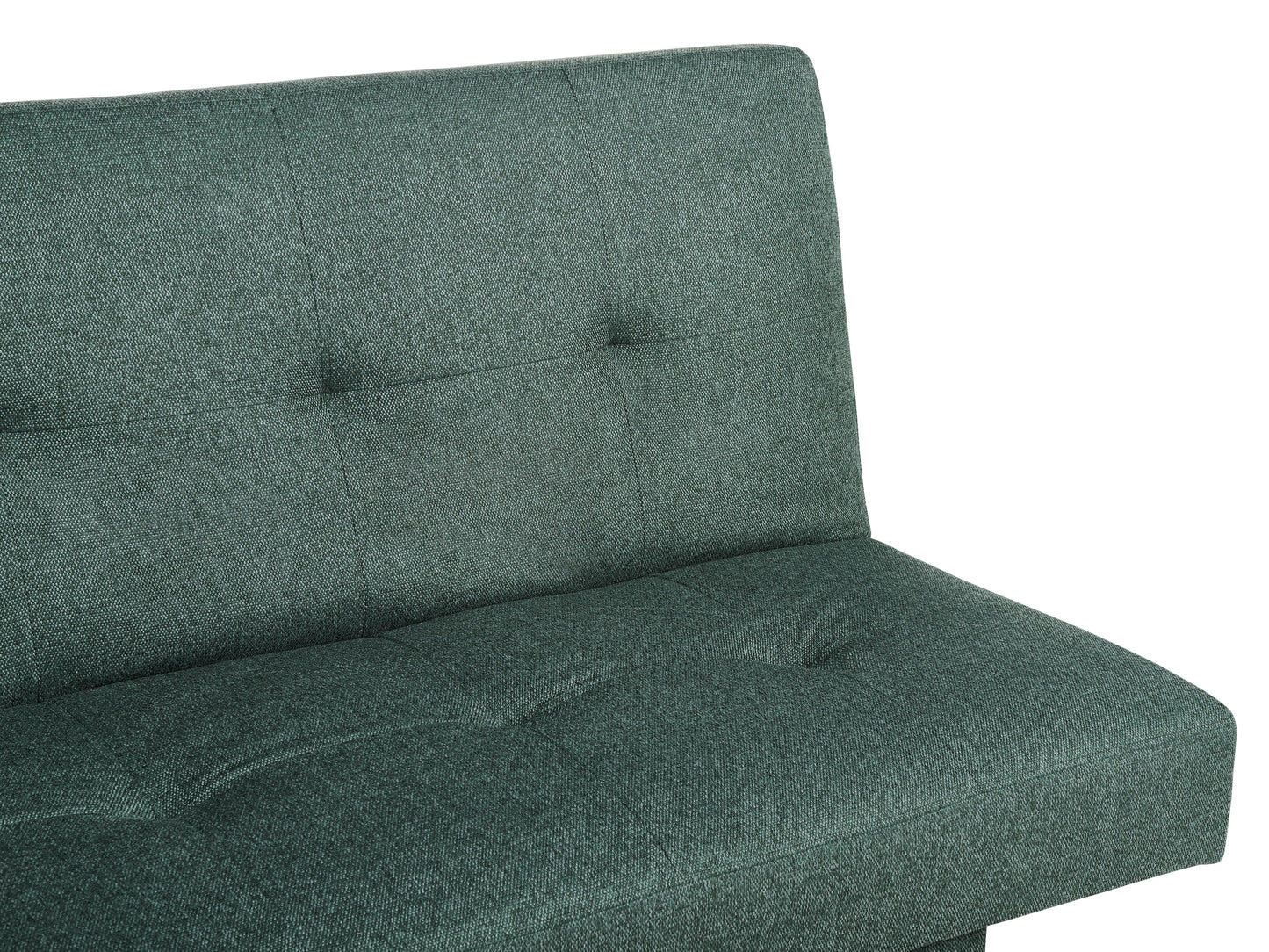  Sofa Bed 3 Seater LEEDS Fabric Green
