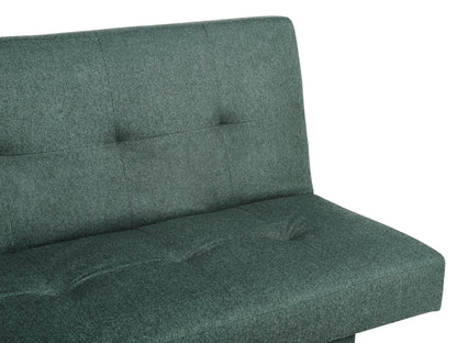  Sofa Bed 3 Seater LEEDS Fabric Green