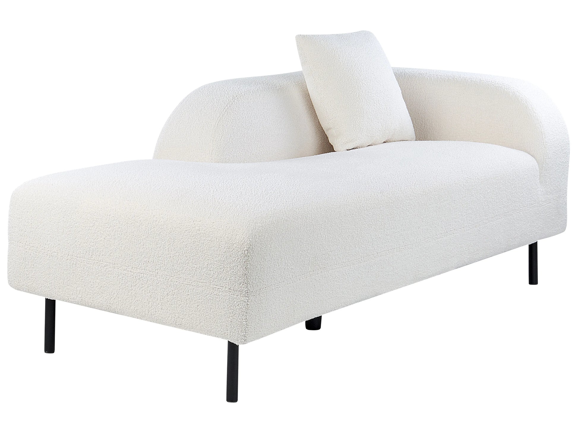  Right-Hand Chaise Lounge LE CRAU Boucle Off-White