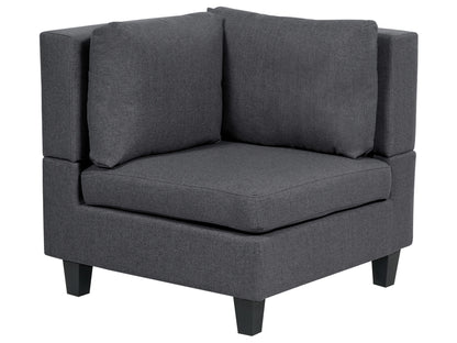  Modular Corner Sofa 4 Seater UNSTAD Fabric Dark Grey Right Hand