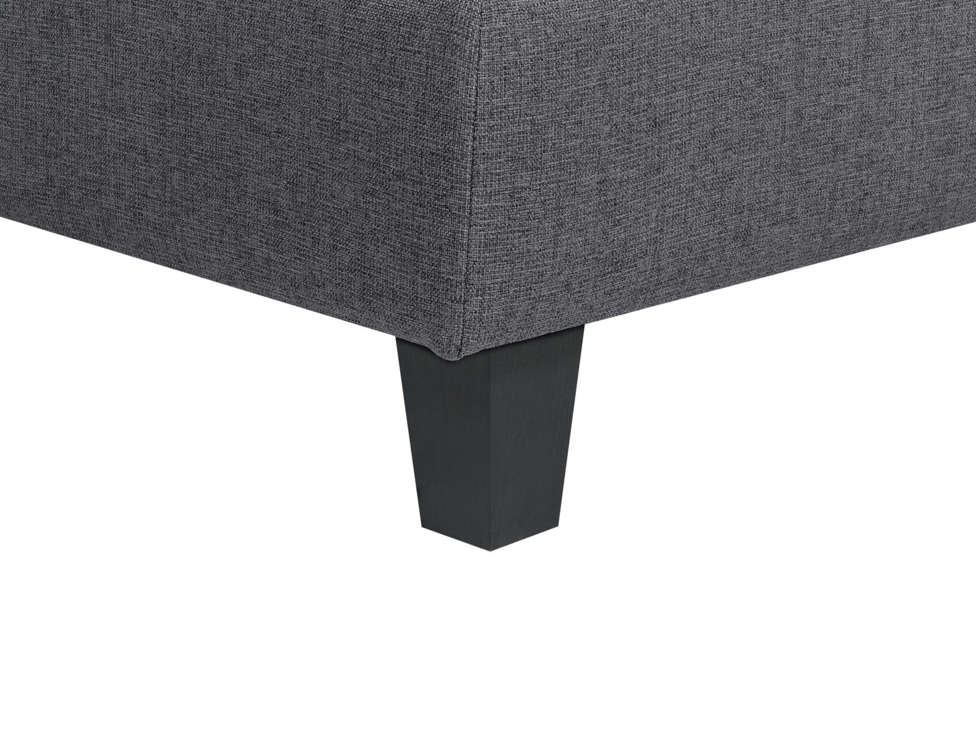  Modular Corner Sofa 5 Seater UNSTAD Fabric Dark Grey Right Hand