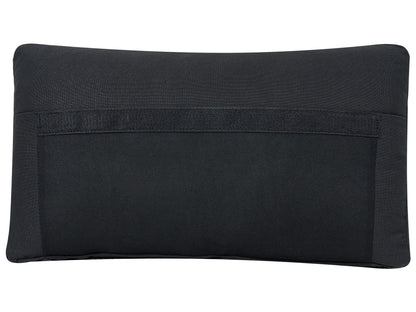  Modular Corner Sofa 4 Seater UNSTAD Fabric Black Right Hand