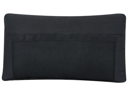  Modular Corner Sofa 4 Seater UNSTAD Fabric Black Left Hand