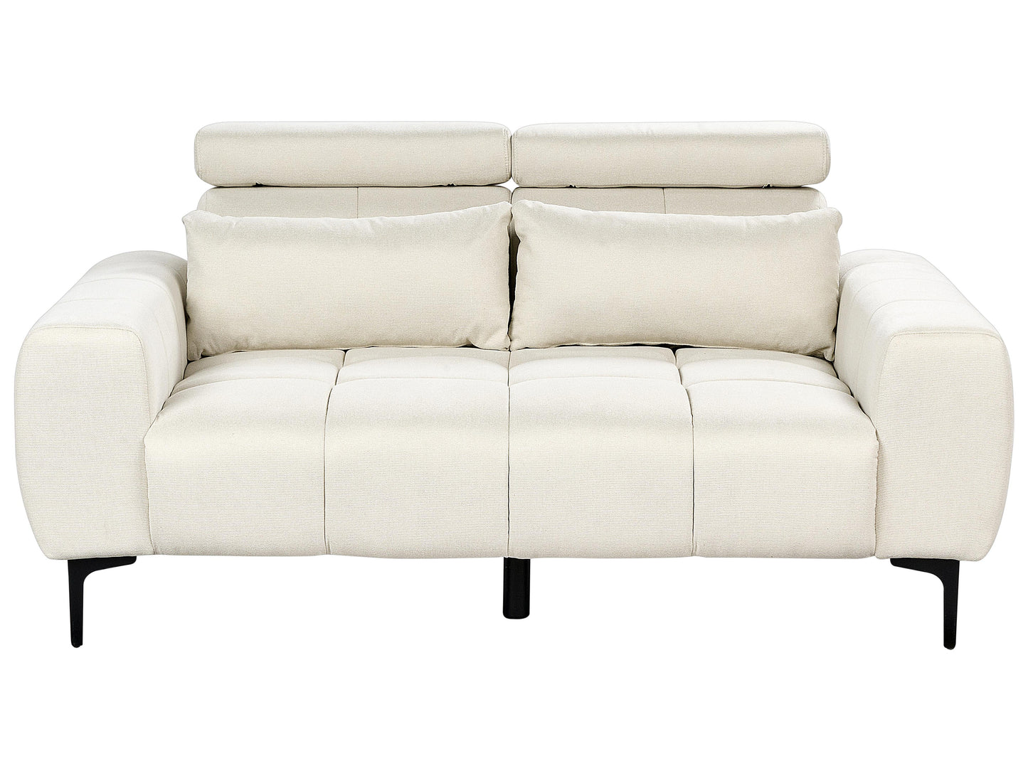 Sofa 2 Seater VEGAMO Fabric Light Beige