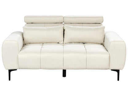  Sofa 2 Seater VEGAMO Fabric Light Beige