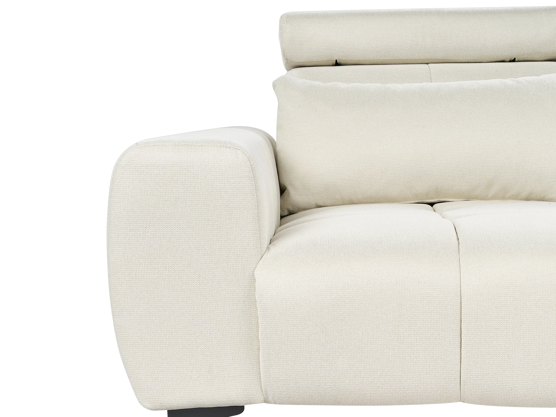  Sofa 2 Seater VEGAMO Fabric Light Beige