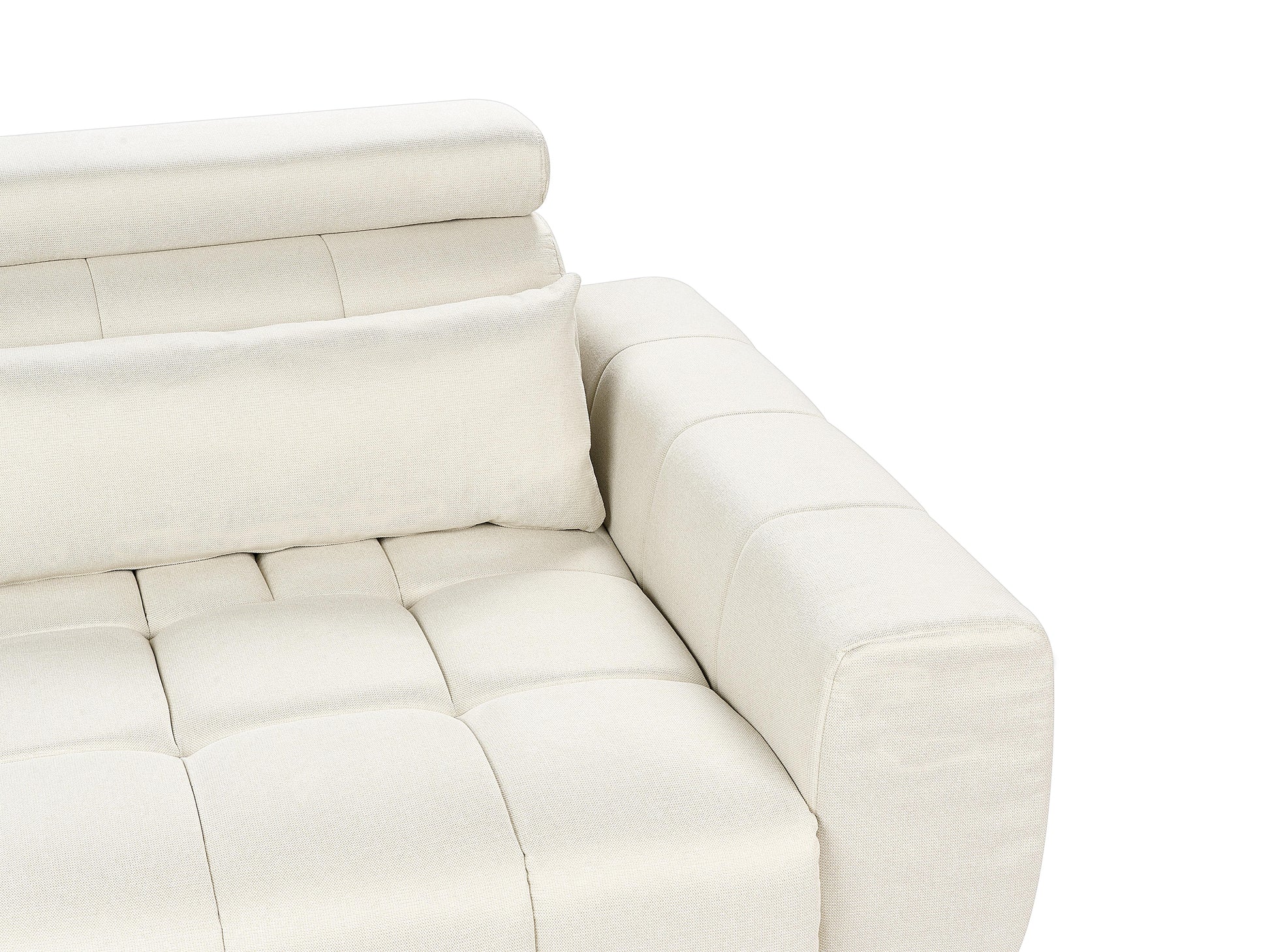  Sofa 2 Seater VEGAMO Fabric Light Beige