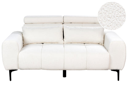  Sofa 2 Seater VEGAMO Boucle White