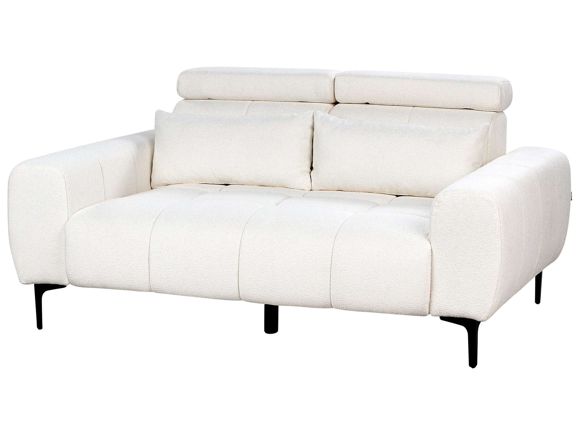  Sofa 2 Seater VEGAMO Boucle White