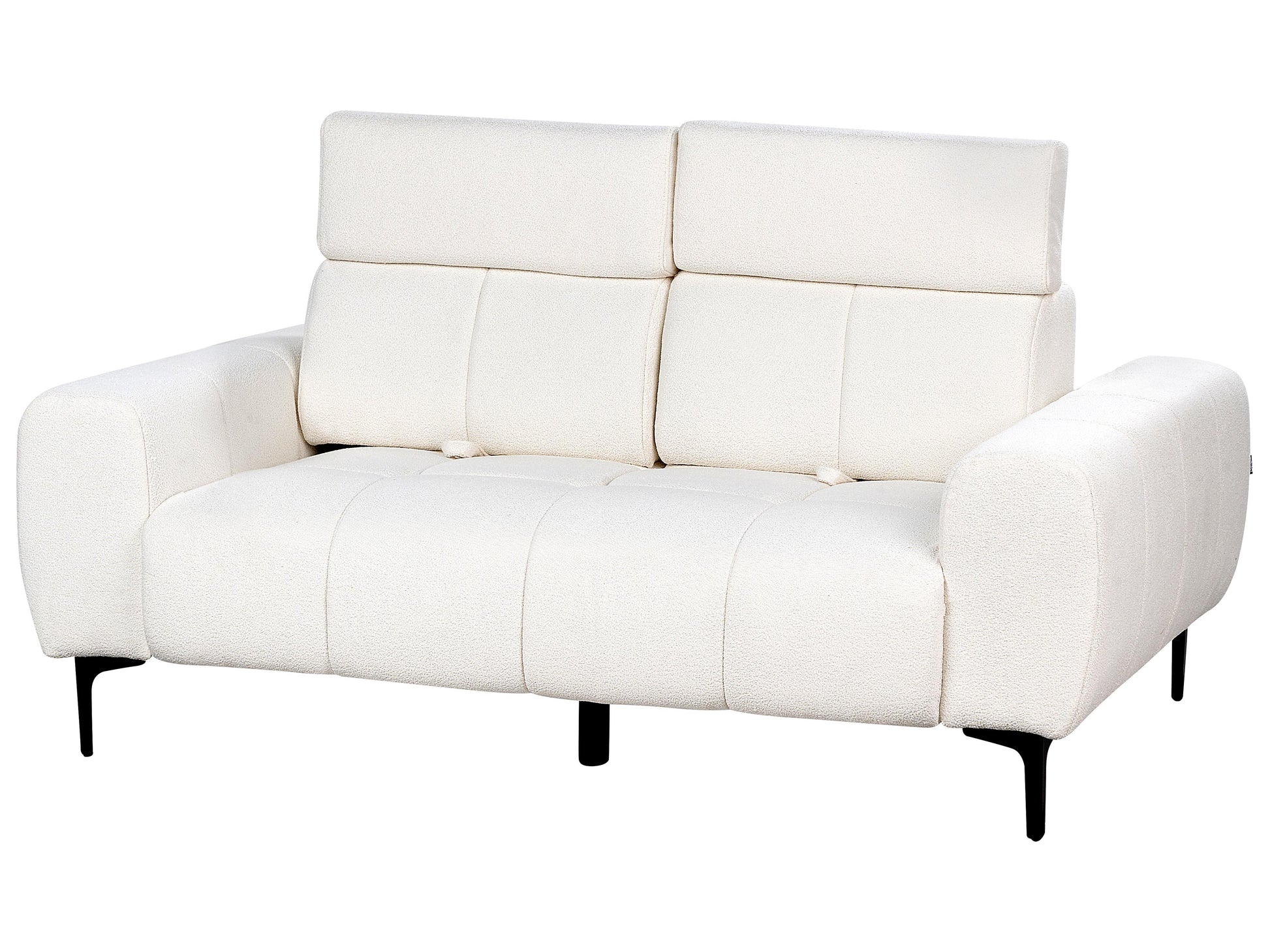  Sofa 2 Seater VEGAMO Boucle White