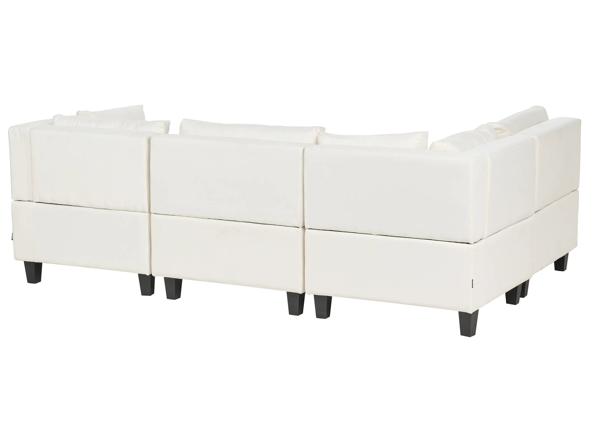  Modular Corner Sofa 4 Seater UNSTAD Fabric Off-White Right Hand