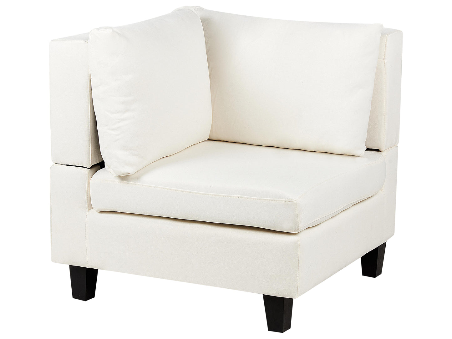  Modular Corner Sofa 4 Seater UNSTAD Fabric Off-White Left Hand