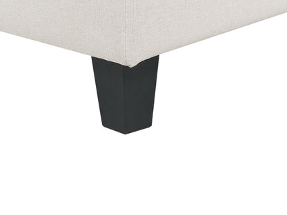  Modular Corner Sofa 4 Seater UNSTAD Fabric Light Beige Left Hand