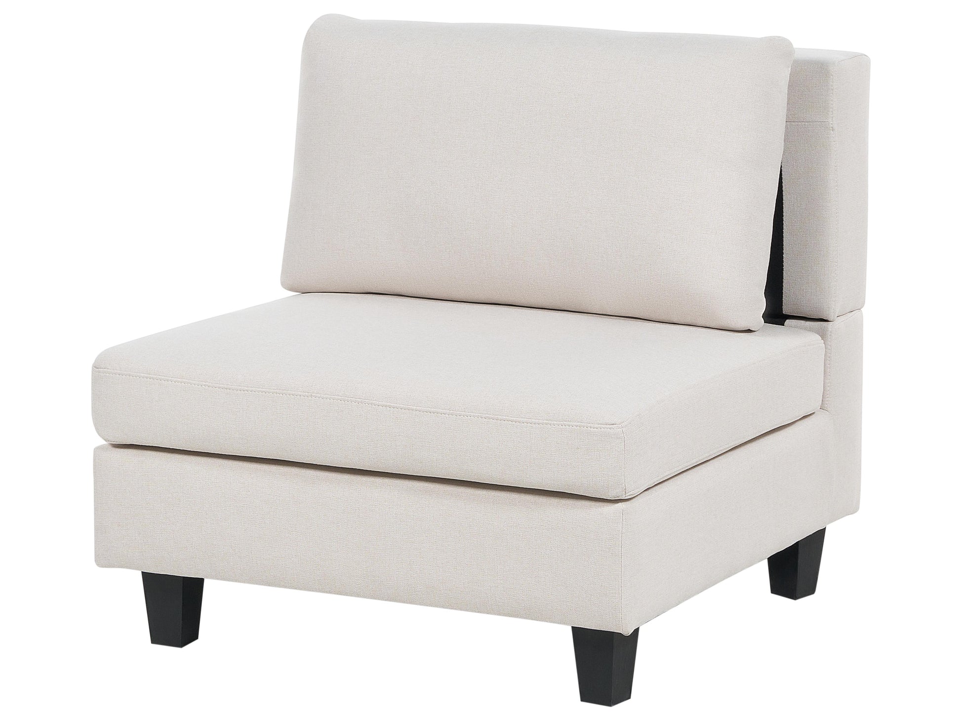  Modular Corner Sofa 5 Seater UNSTAD Fabric Light Beige Left Hand