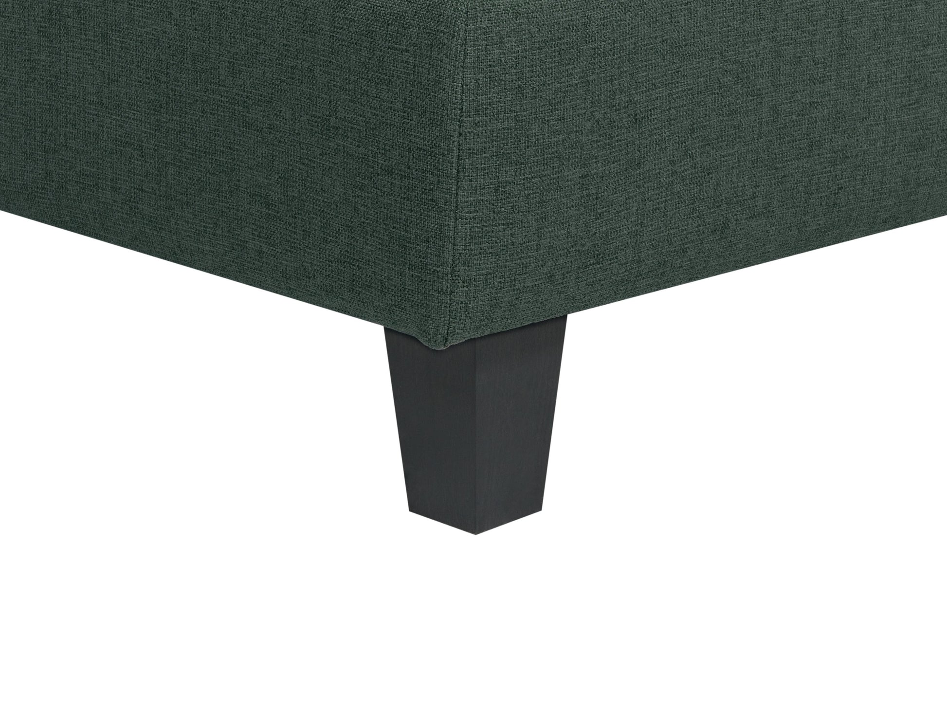  Modular Corner Sofa 4 Seater UNSTAD Fabric Dark Green Right Hand