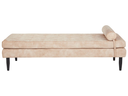  Chaise Longue USSEL Velvet Beige