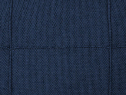  Chaise Longue LOIRET Fabric Navy Blue