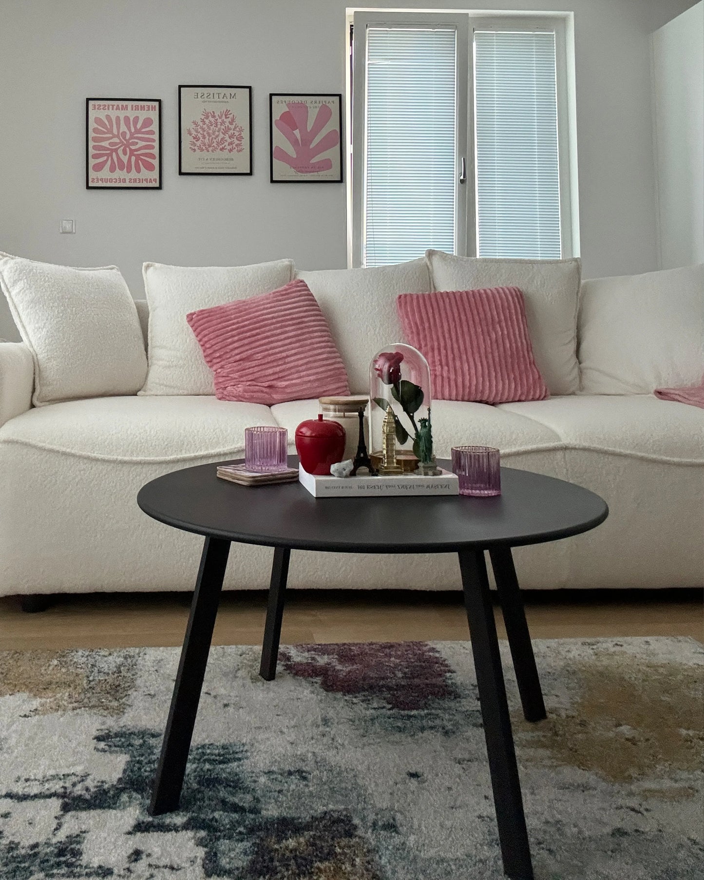  Sofa Bed 3 Seater KRAMA Boucle White With Storage