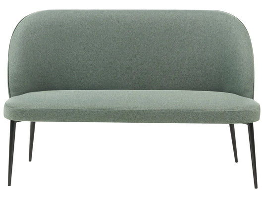  Upholstered Bench 2 Seater OSBY Fabric Light Green