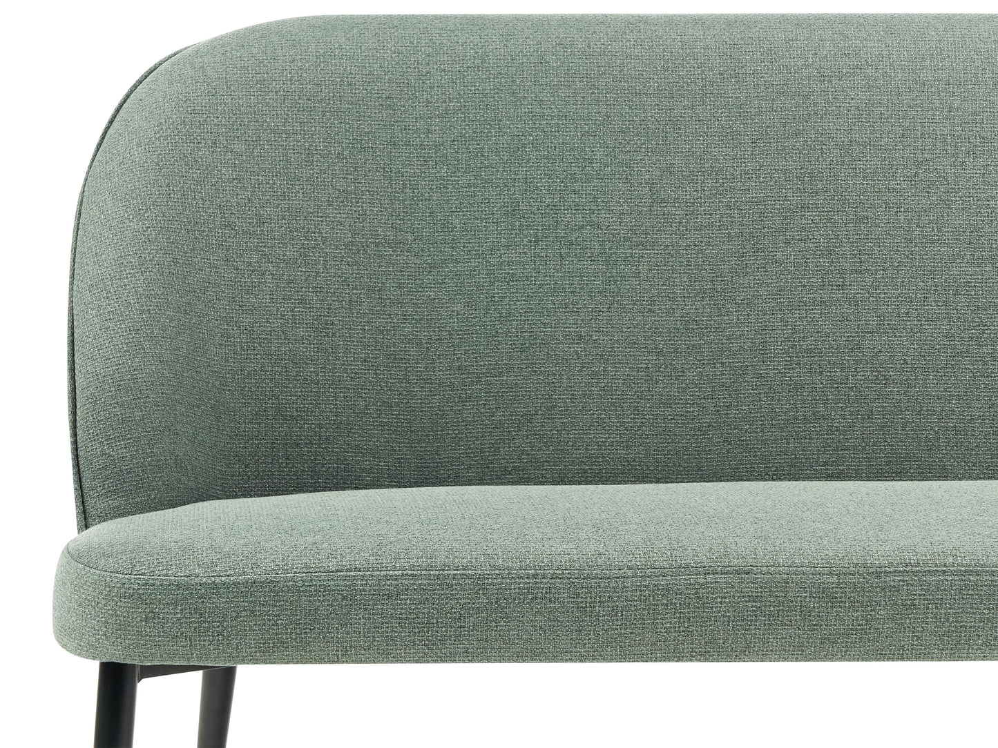  Upholstered Bench 2 Seater OSBY Fabric Light Green
