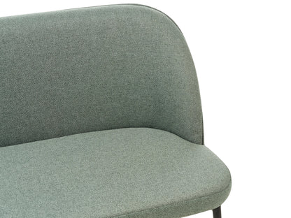  Upholstered Bench 2 Seater OSBY Fabric Light Green