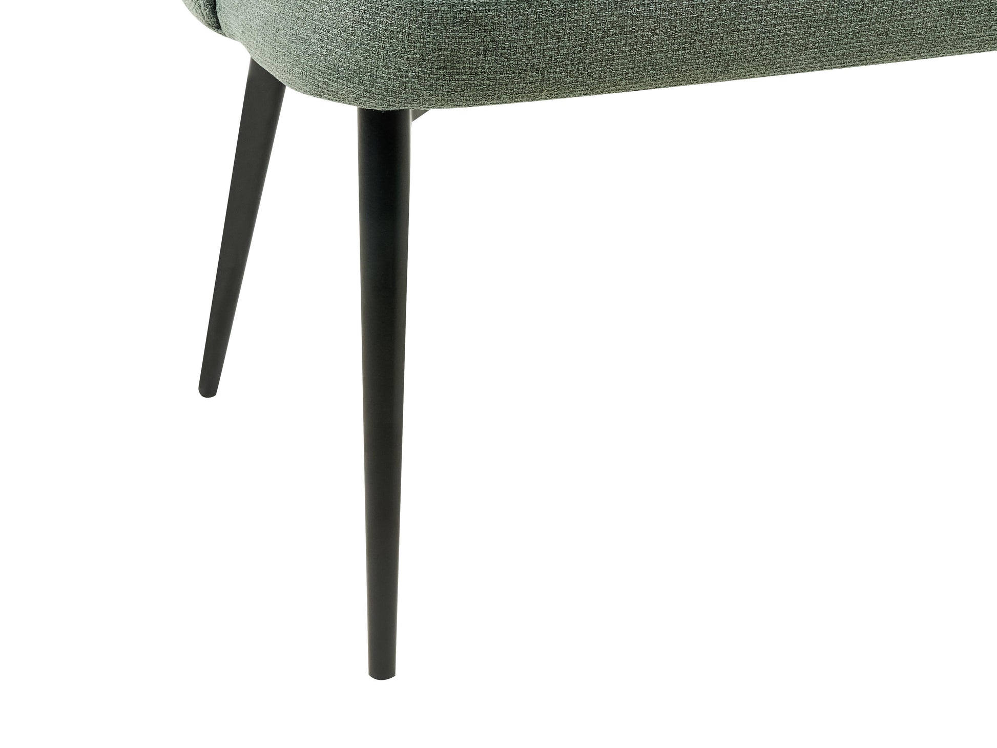  Upholstered Bench 2 Seater OSBY Fabric Light Green