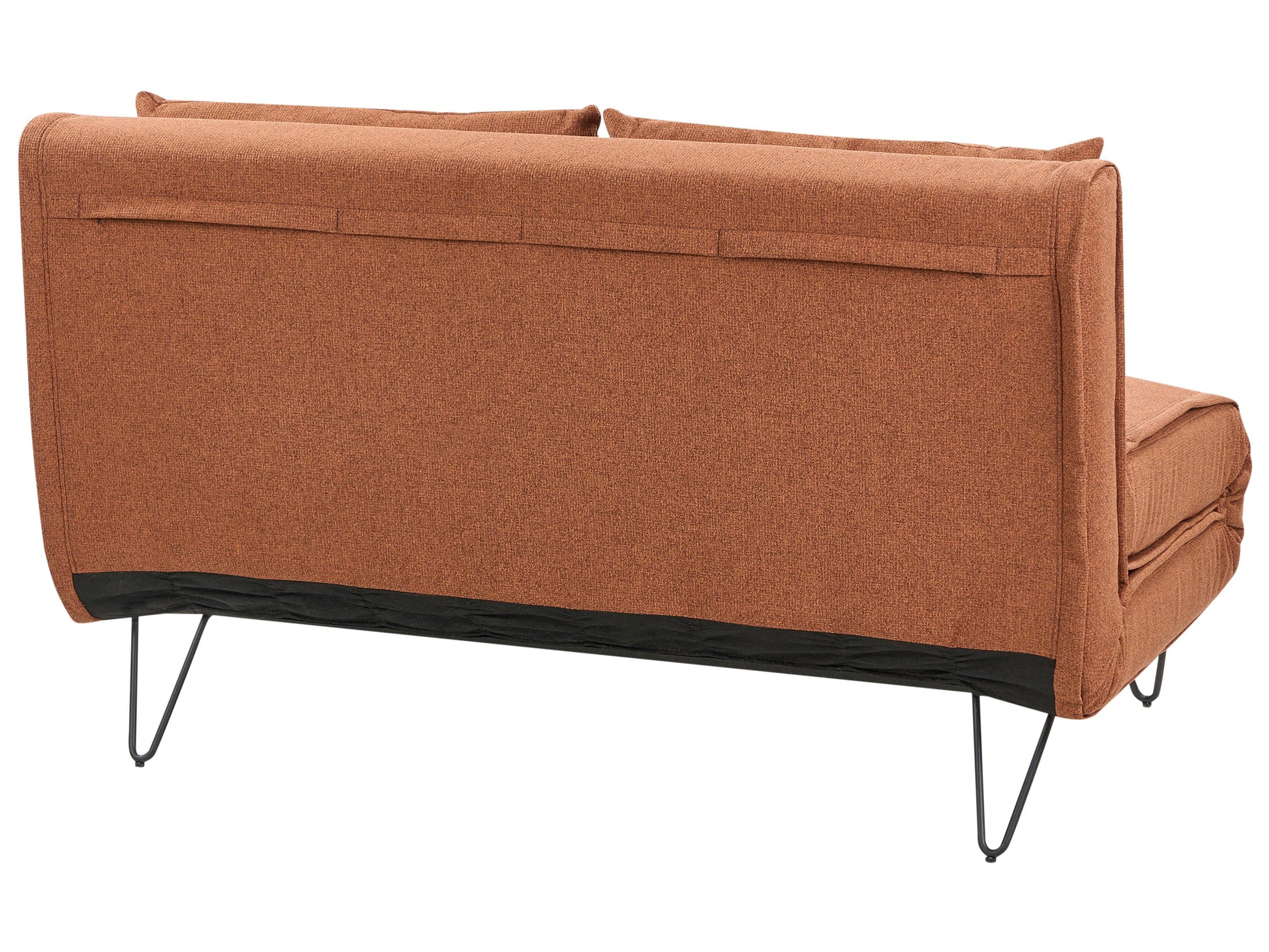  Sofa Bed 2 Seater VESTFOLD Fabric Orange