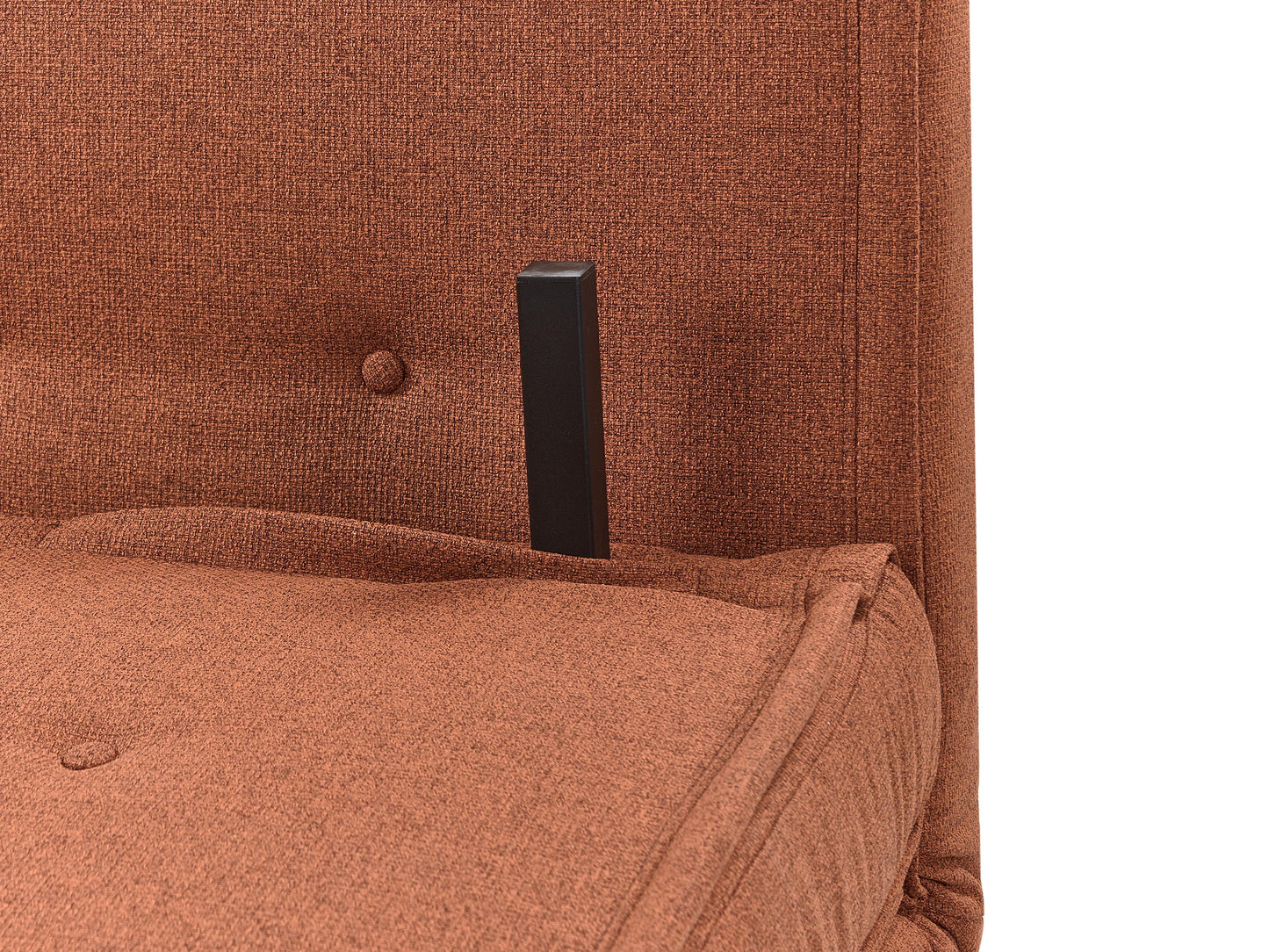  Sofa Bed 2 Seater VESTFOLD Fabric Orange