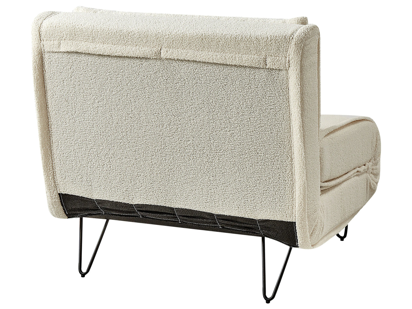  Living Room Set 3 Seater VESTFOLD Boucle Off-White