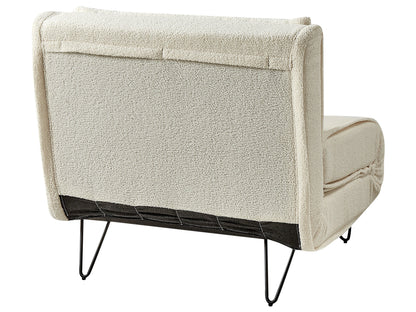  Living Room Set 3 Seater VESTFOLD Boucle Off-White
