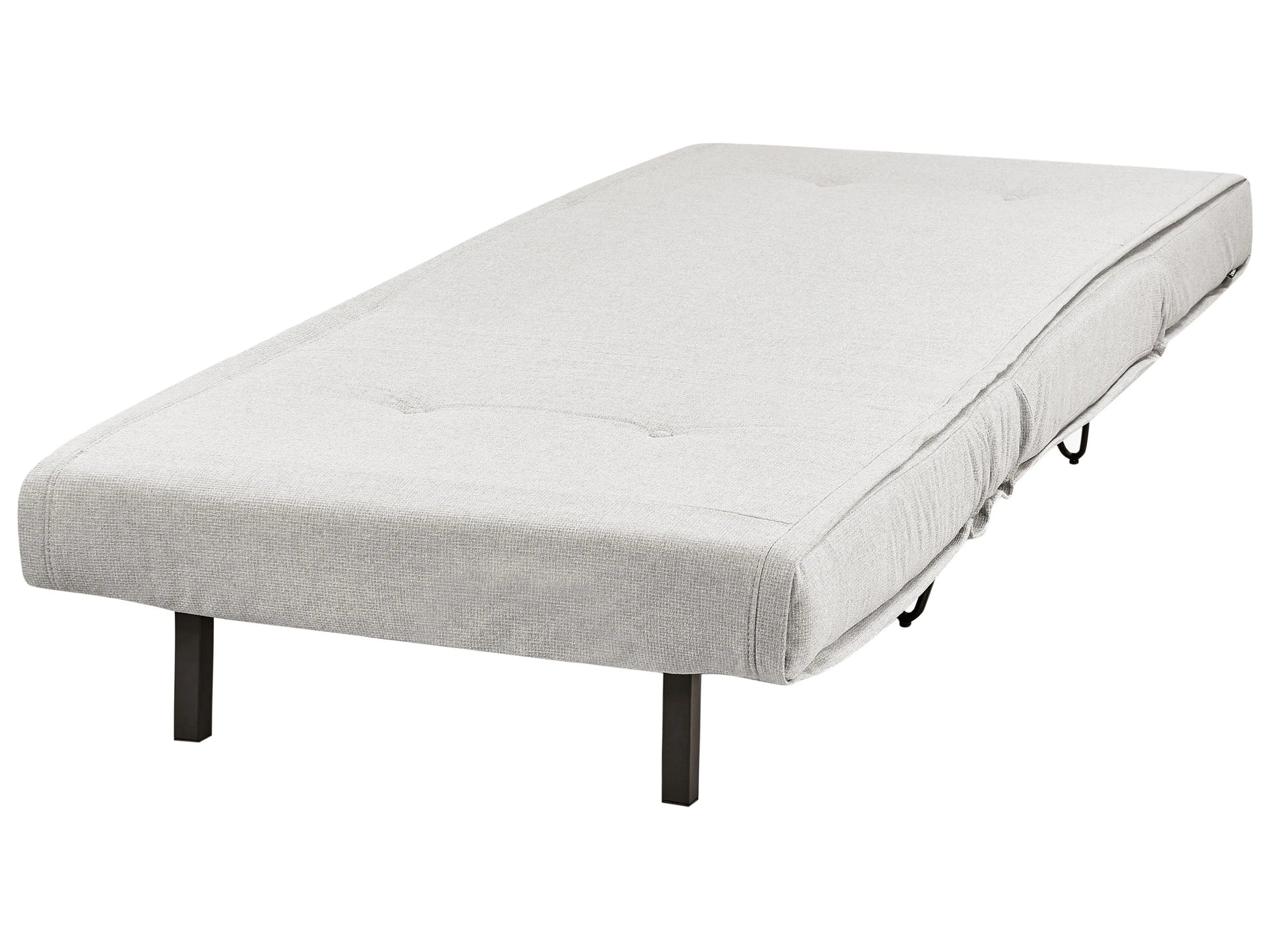  Single Sofa Bed VESTFOLD Fabric Light Grey
