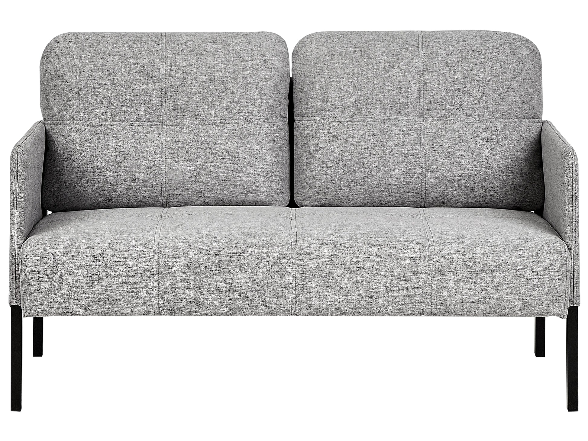 Upholstered Bench 2 Seater LAHTI Fabric Grey