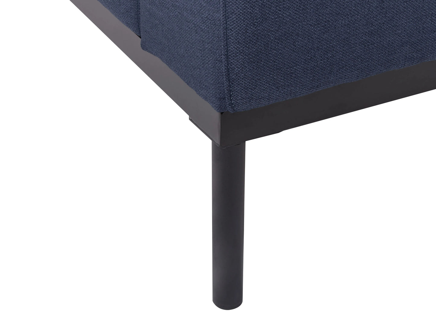  Sofa 2 Seater MALMOS Faux Linen Dark Blue