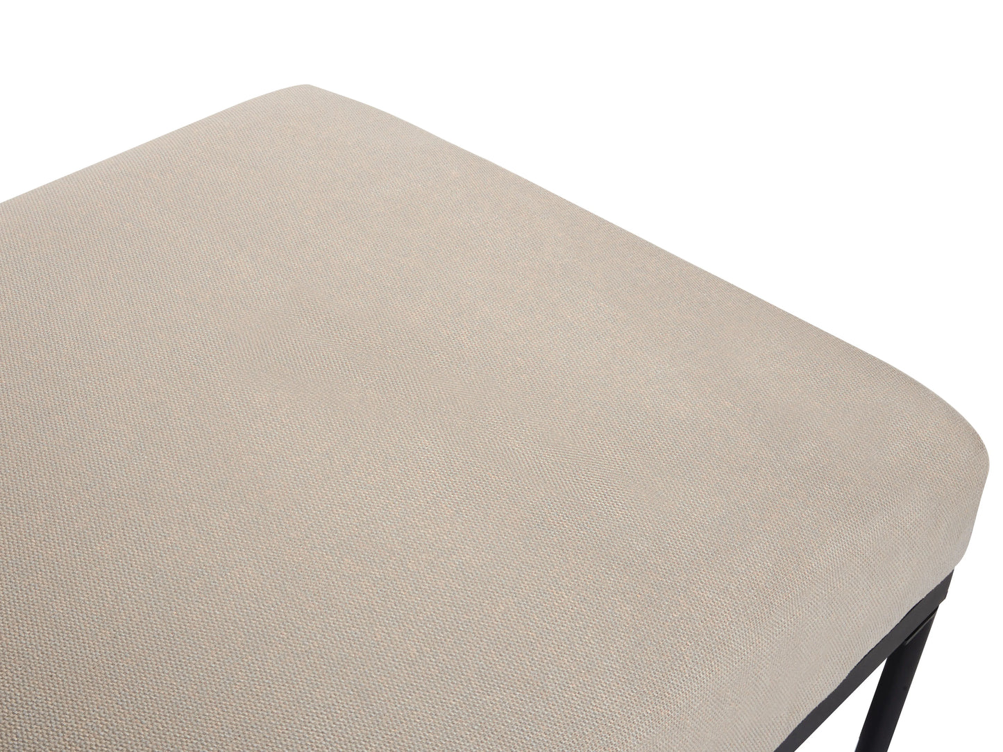  Chaise Longue MALMOS Faux Linen Golden Brown
