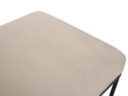  Chaise Longue MALMOS Faux Linen Golden Brown