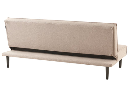  Sofa Bed 3 Seater VISBY Fabric Beige