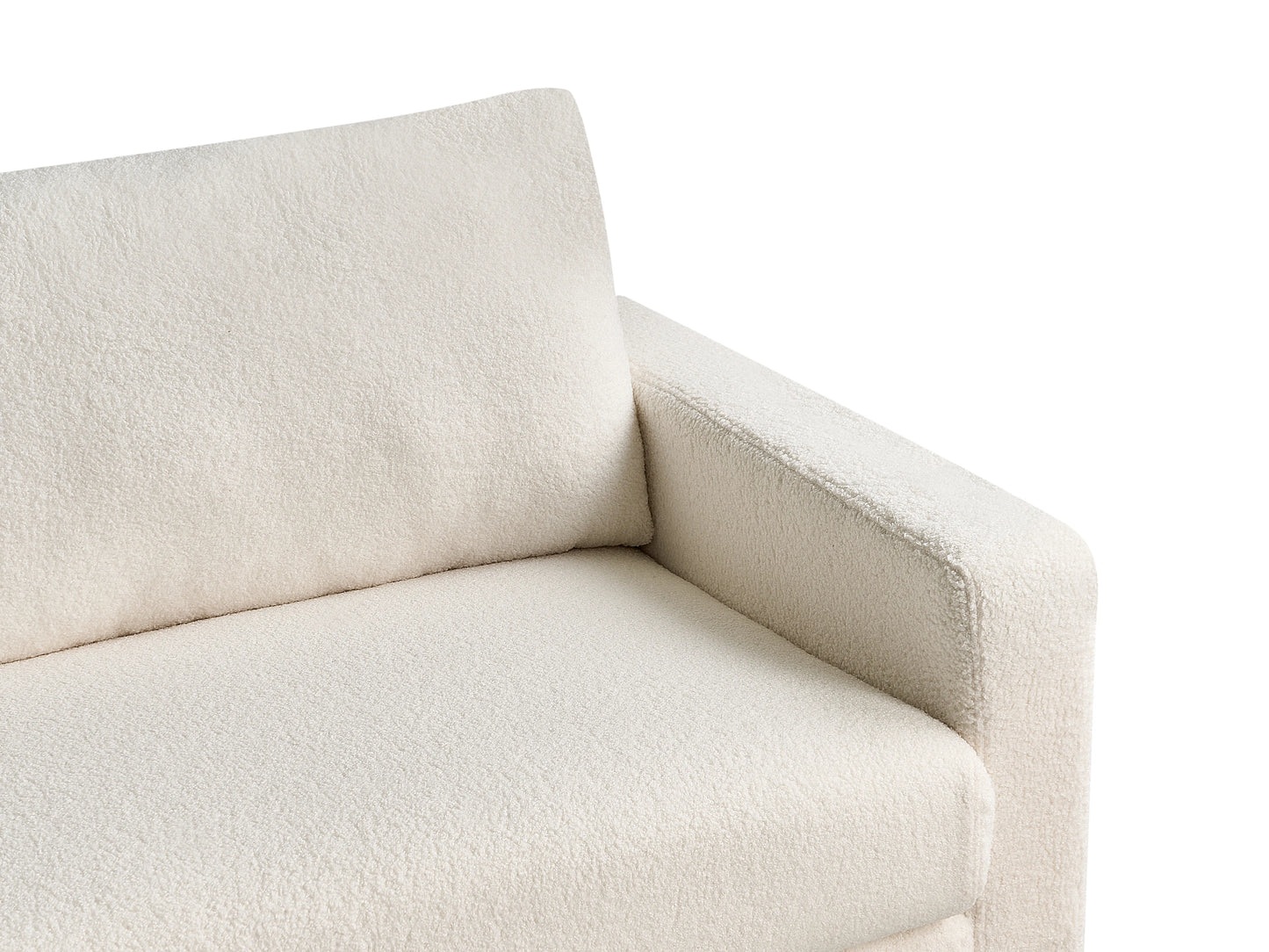  Sofa 3 Seater SIGGARD Boucle White