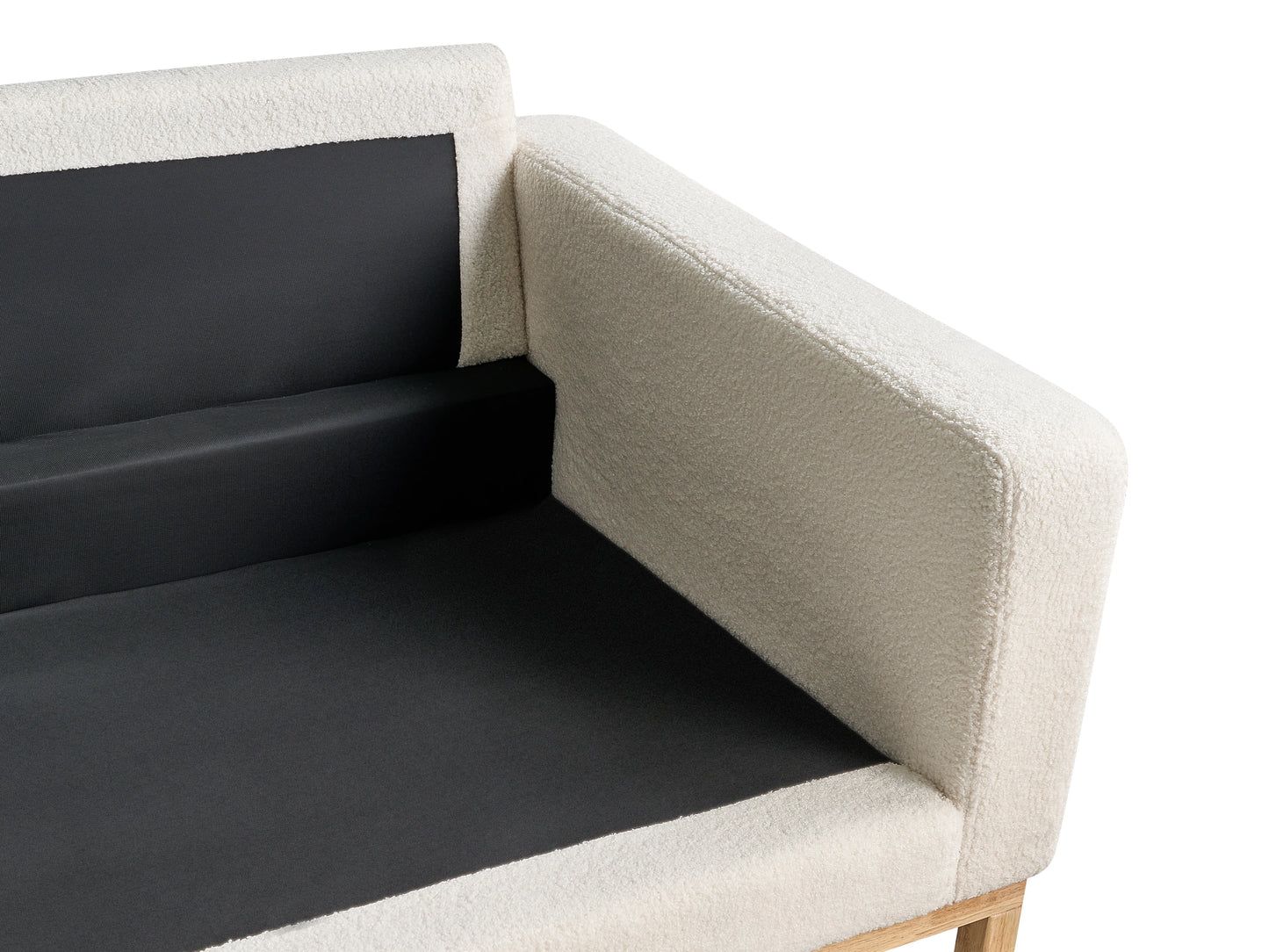  Sofa 3 Seater SIGGARD Boucle White