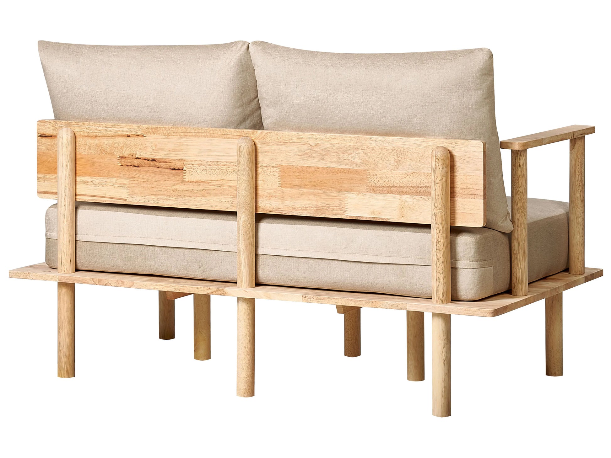  Sofa 2 Seater ASKER Fabric Sand Beige