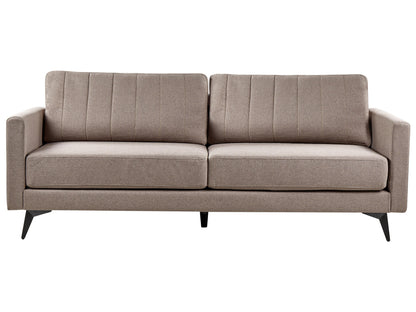  Sofa 3 Seater MALA Fabric Light Brown