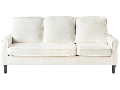  Sofa 3 Seater AVESTA Boucle White With Ottoman