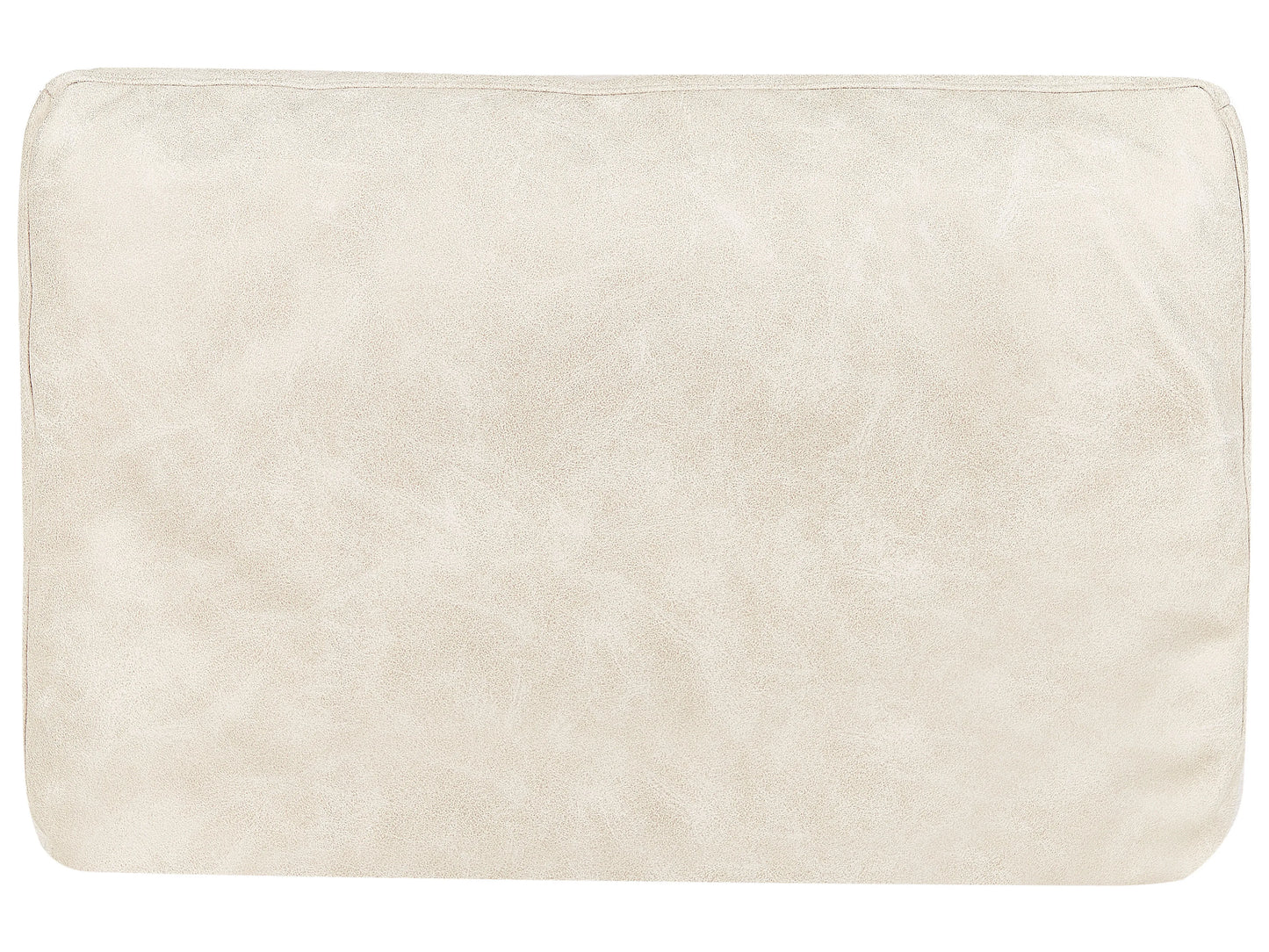  Right-Hand Chaise Lounge REBAIS Faux Leather Light Beige
