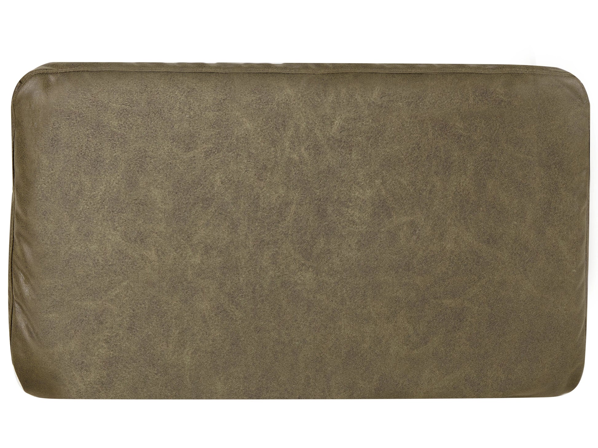 Left-Hand Chaise Lounge REBAIS Faux Leather Green