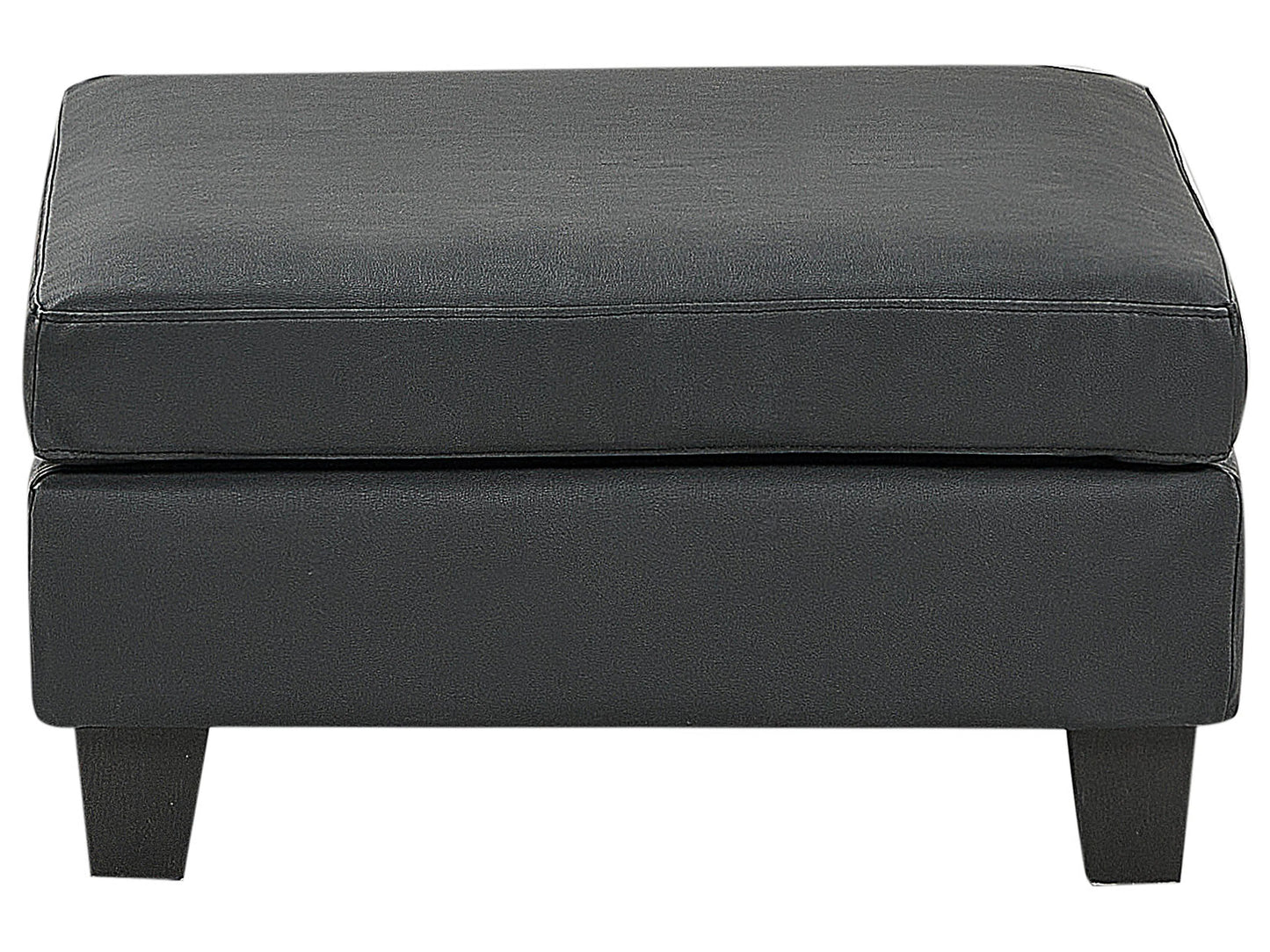  Modular Sofa 3 Seater UNSTAD Faux Leather Black