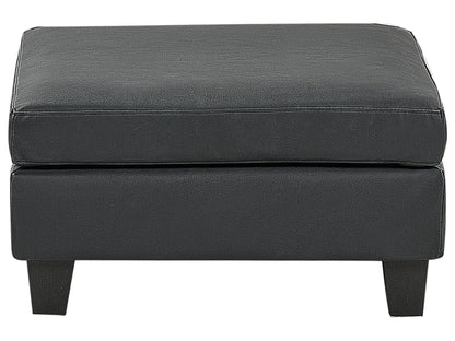  Modular Sofa 3 Seater UNSTAD Faux Leather Black