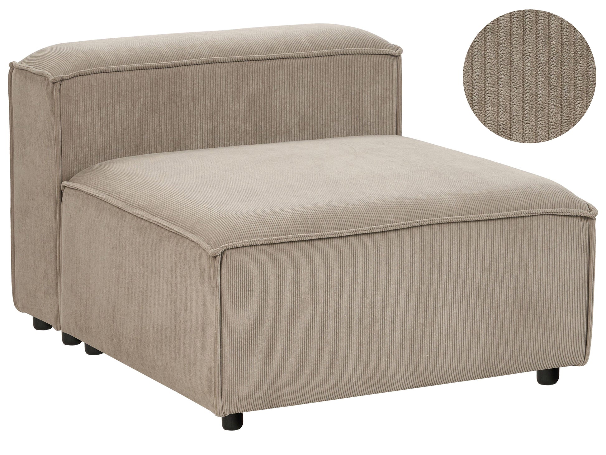  1-Seat Section ARDAL Corduroy Light Brown