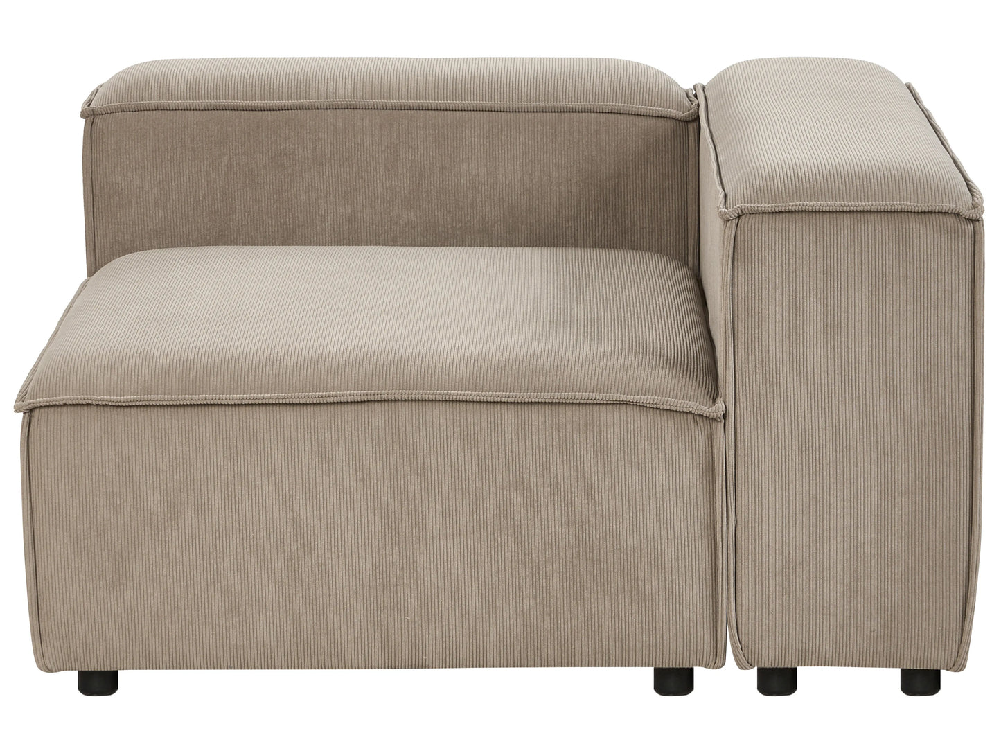  Corner Seat ARDAL Corduroy Light Brown Left Hand