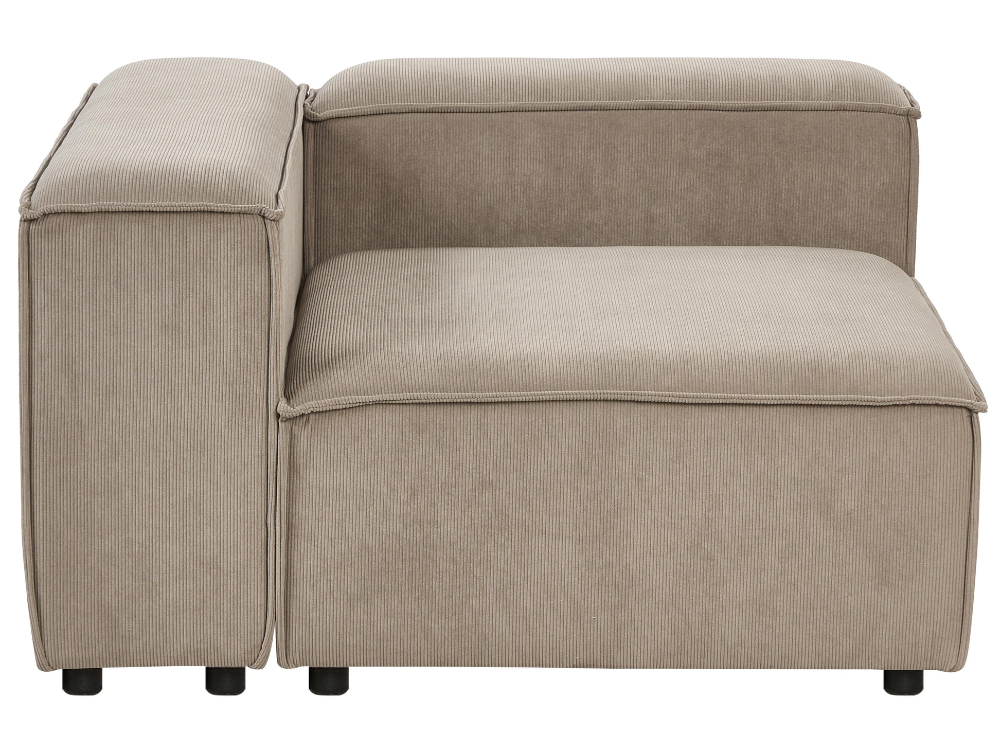  Corner Seat ARDAL Corduroy Light Brown Right Hand