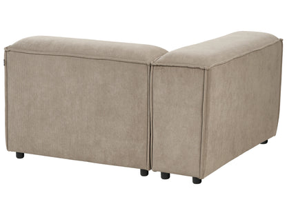 Corner Seat ARDAL Corduroy Light Brown Right Hand