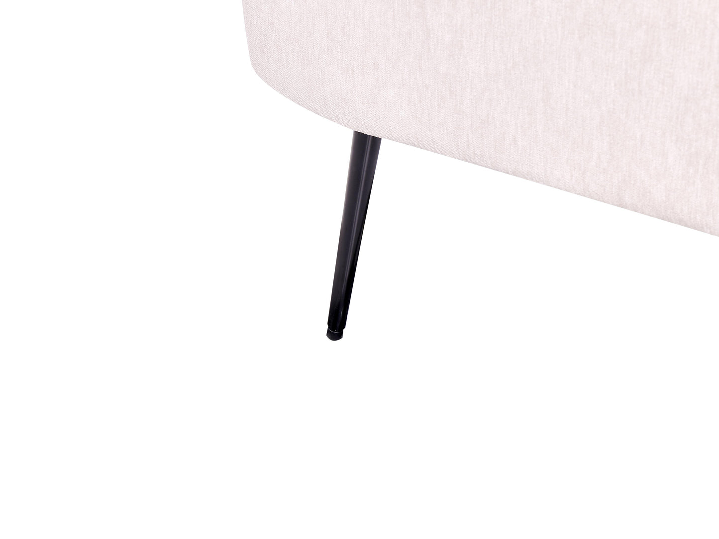  Right-Hand Chaise Lounge ARCEY Fabric Brown